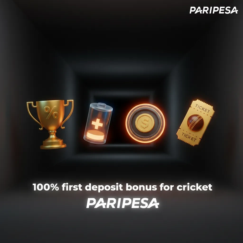100% first deposit bonus for cricket up to GHS 1,000. No code. Min deposit GHS 5. Applies to IPL, T20 WC, Tests.