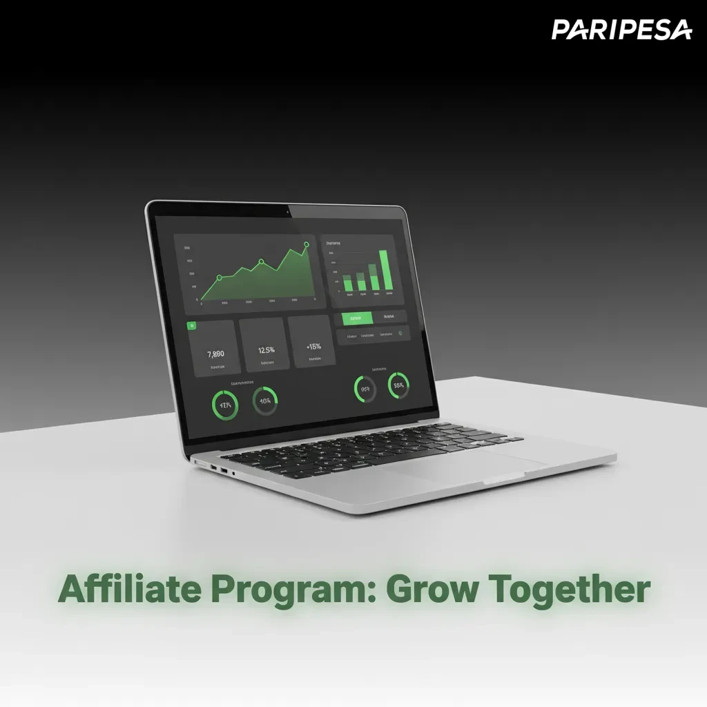 Affiliate Program: Grow Together banner for Ghana partners; earn commissions, marketing assets, tracking, on-time payouts.