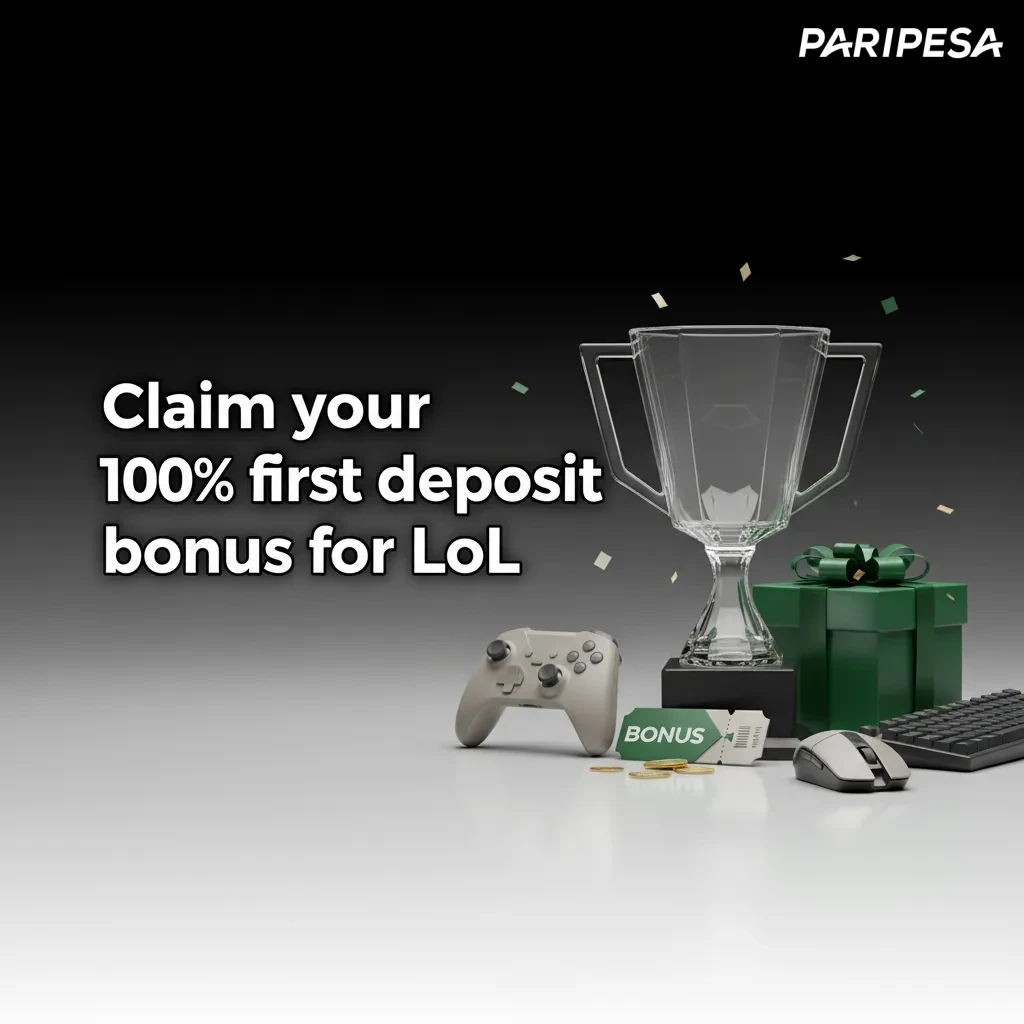 Promo banner: Claim 100% first deposit bonus for LoL bets in Ghana. Pay with MTN MoMo, Vodafone Cash, AirtelTigo Money.