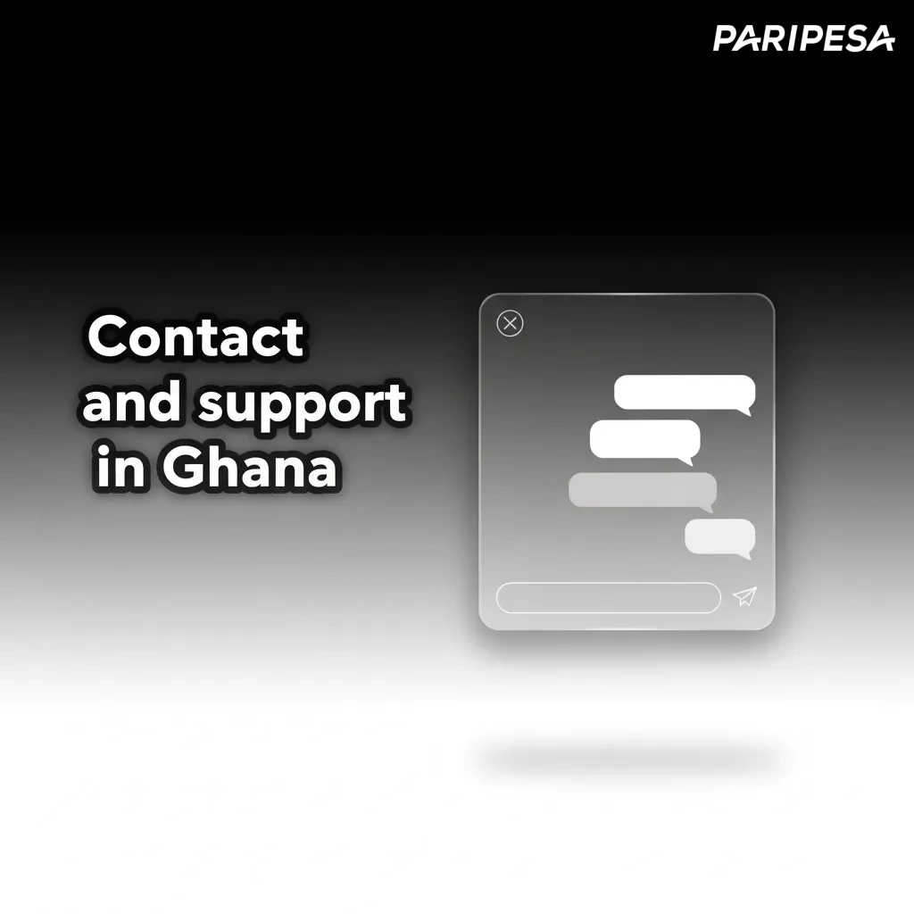 Ghana customer support options: 24/7 live chat, Help Centre tickets, WhatsApp, social media, and responsible gaming help.