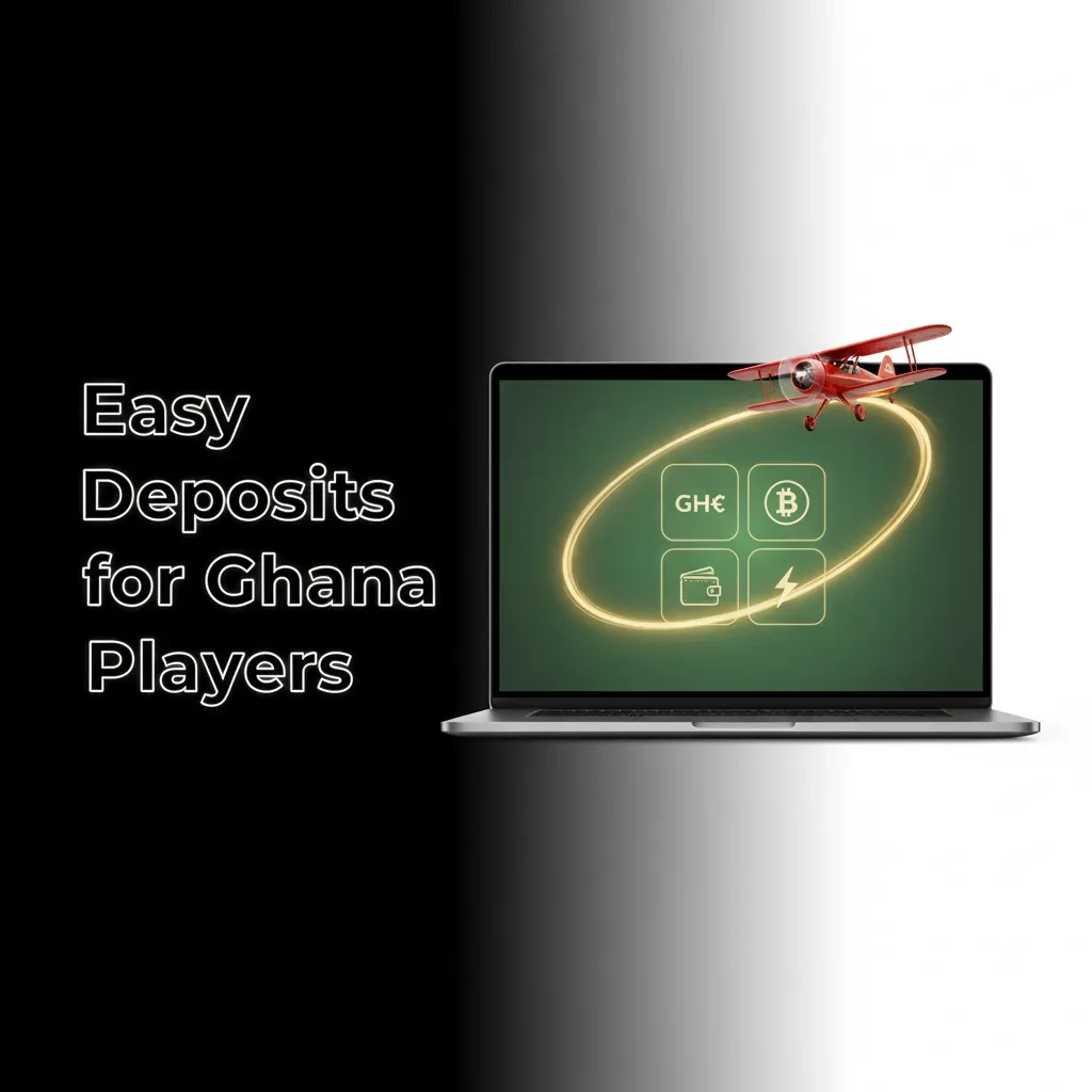 Easy deposits for Ghana players: cards, mobile money, e-wallets, bank transfers, and crypto logos.