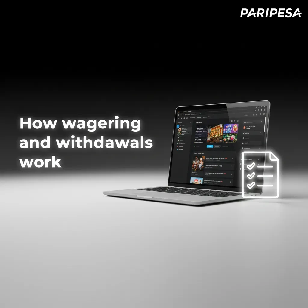 Infographic: bonus wagering and withdrawals—reach 5x/30x on qualifying bets, watch timer/meter, ID checks before cash out.