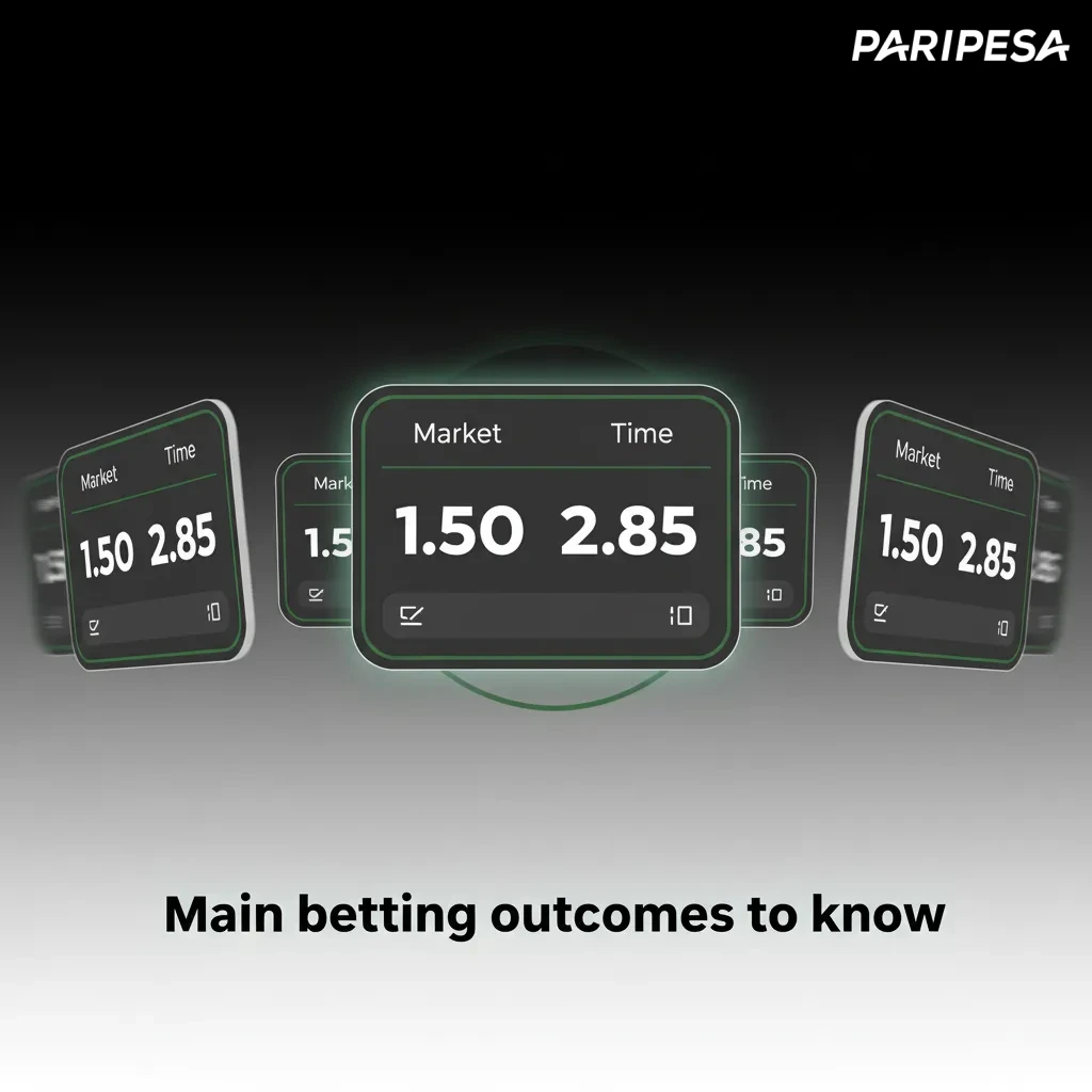 Guide to betting outcomes: 1X2, Over/Under, BTTS, Double Chance, Draw No Bet, Handicap explained.