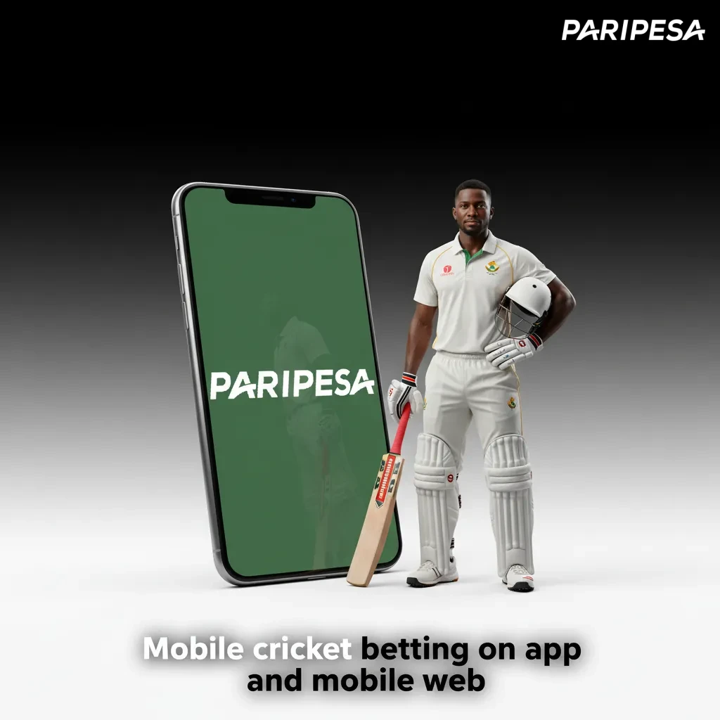 Mobile cricket betting app screens for Ghana with live odds, match tracker, bet slip, on Android and iOS.