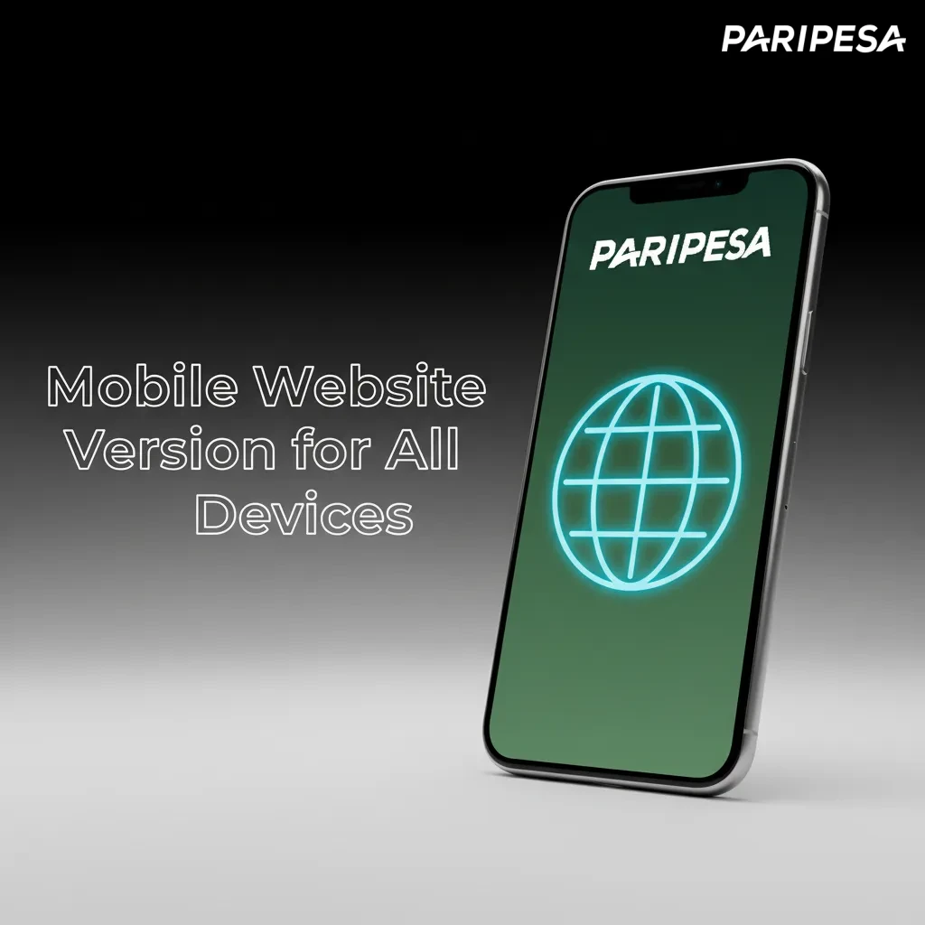 Mobile website on phones and tablets with live odds, casino, account tools, and payments; no download needed.