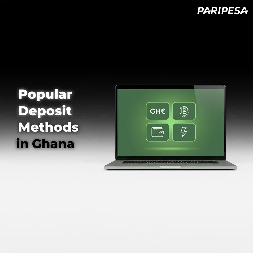 Ghana deposit methods: MTN MoMo, AirtelTigo, Vodafone Cash, Paystack, Flutterwave, bank transfer, USDT (TRC20).