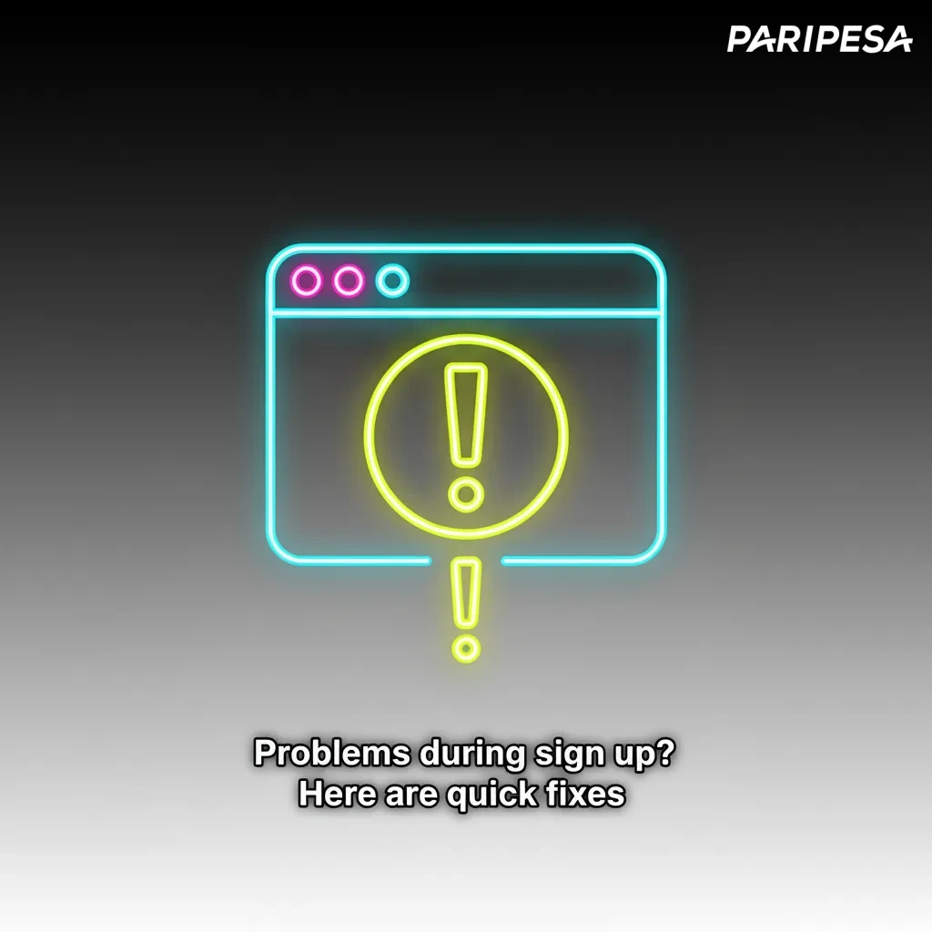 Quick fixes for sign-up problems: no SMS code, expired email link, pending verification, account exists, page not loading.