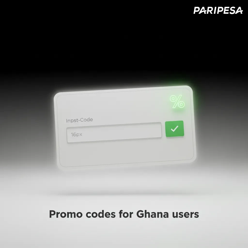 Promo codes for Ghana: GHWELCOME 100% first deposit new users; GHSPORTS free bet; CASINOGH free spins. Enter at deposit page.