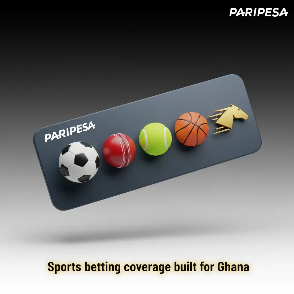 Banner for Ghana sports betting: bet on Ghana Premier League, boxing, tennis, basketball, cricket, rugby, esports
