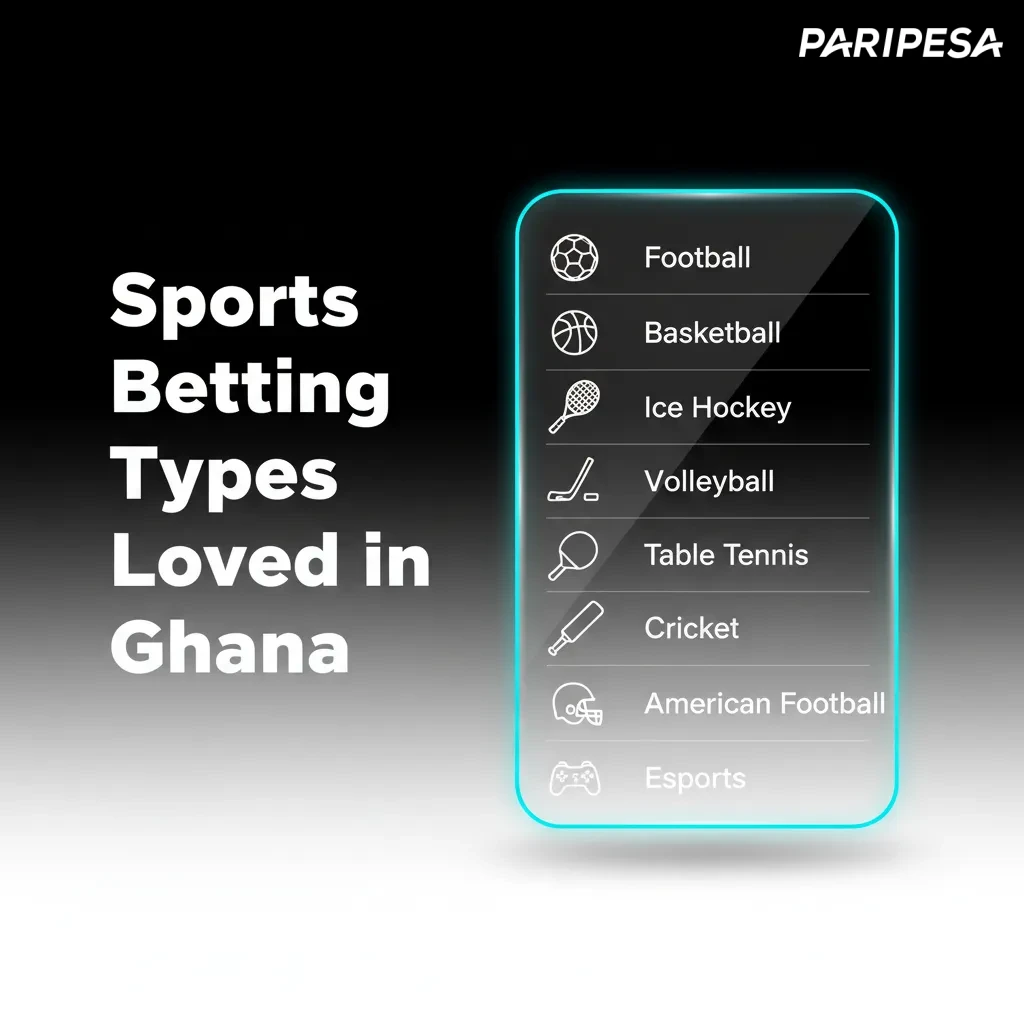 Sports betting in Ghana: football, boxing, basketball, tennis, with pre‑match and live odds on local and global games.
