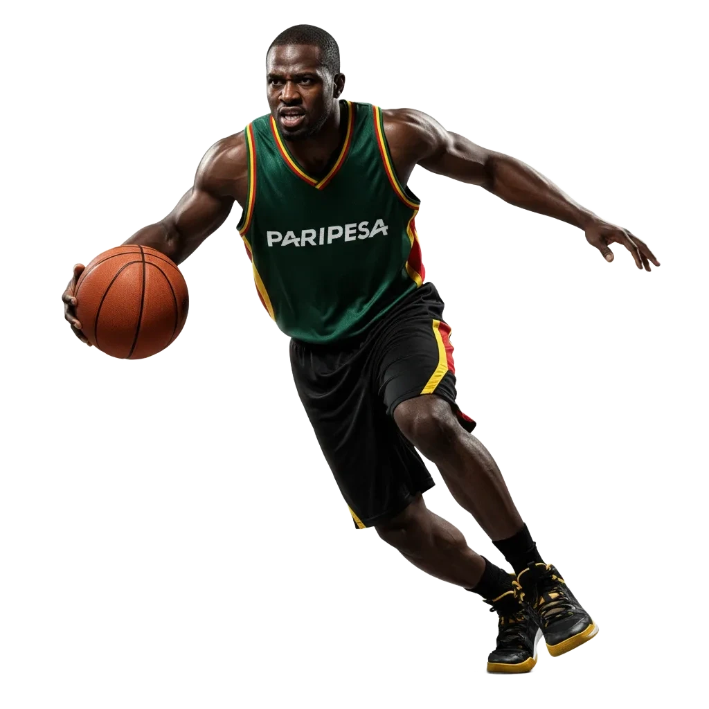 Paripesa Ghana betting banner with football, cricket, kabaddi and casino icons, Live Betting 24/7, set limits message.