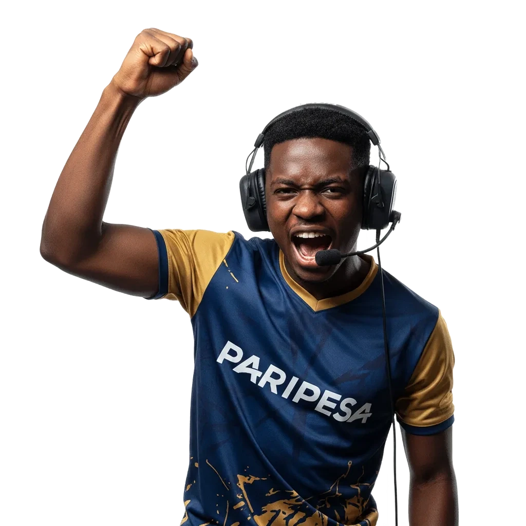 Paripesa esports betting promo in Ghana: 100% first deposit bonus, high odds, live matches, fast cashouts, mobile-friendly.
