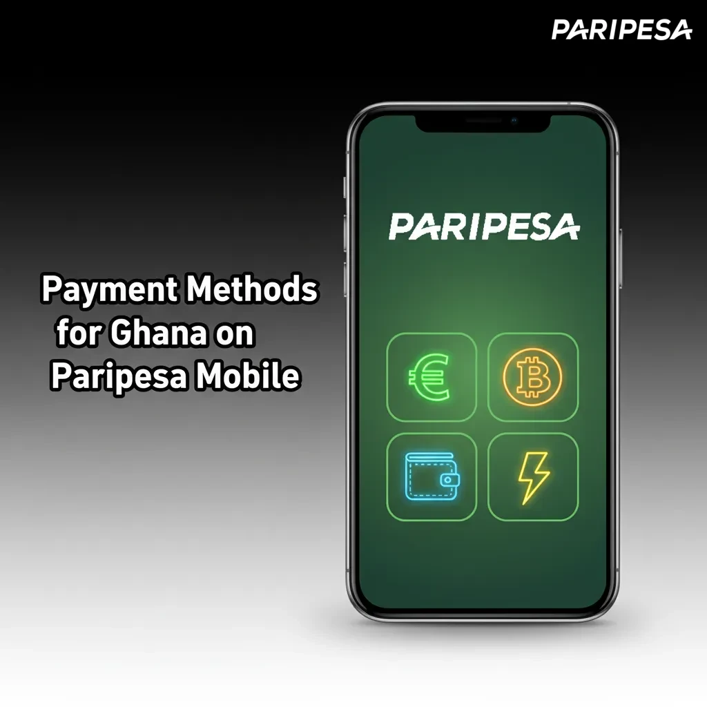 Paripesa Ghana mobile payments: Visa, MasterCard, MTN, Airtel, Crypto; min dep GHS5, wd GHS10; max dep GHS50k, wd/day GHS30k.