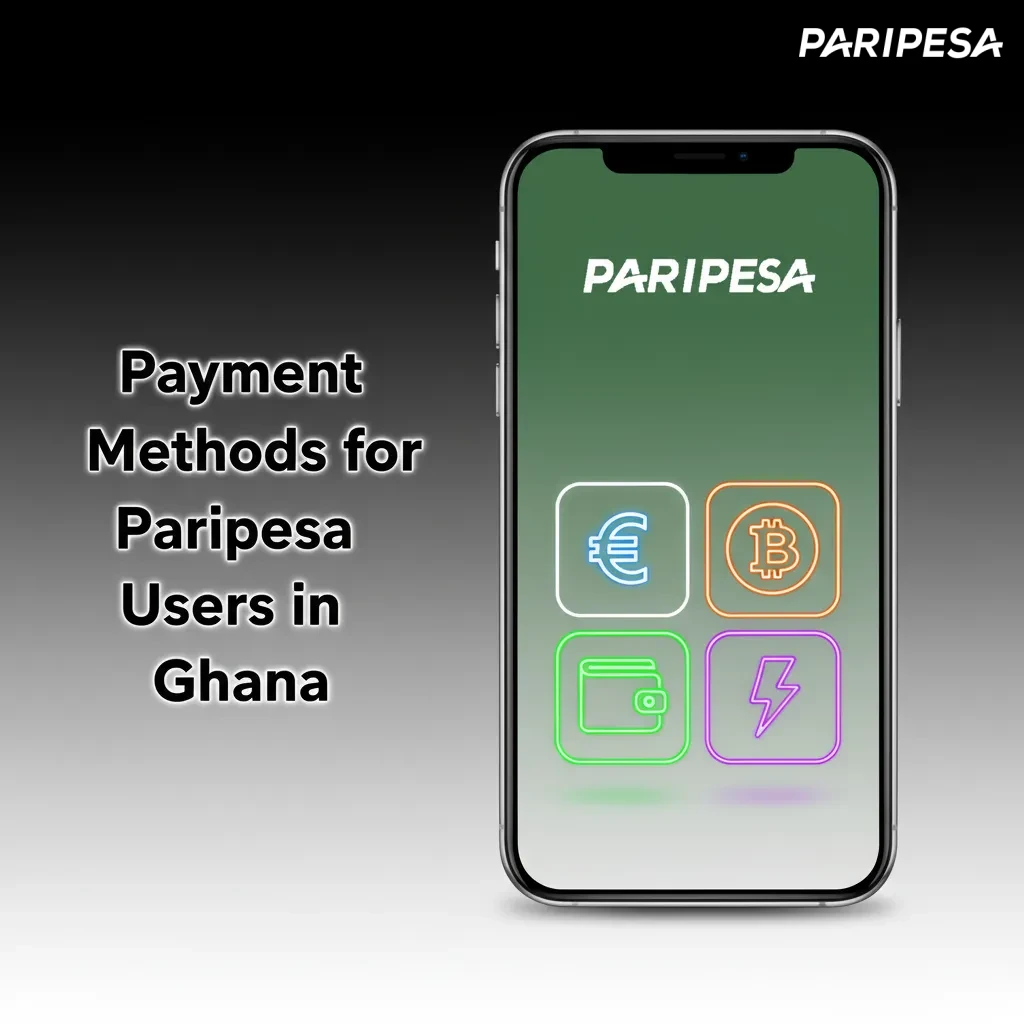 Paripesa Ghana payments: MTN MoMo, Vodafone Cash, AirtelTigo, Visa, Mastercard, transfer, in-app e-wallets; GHS 5/20 mins.