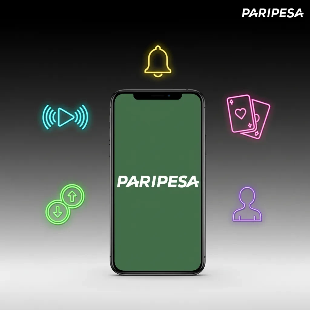 Mobile screen with Paripesa Ghana: GHS support, 100% bonus, live betting & cash-out, low-data PWA, 24/7 support.